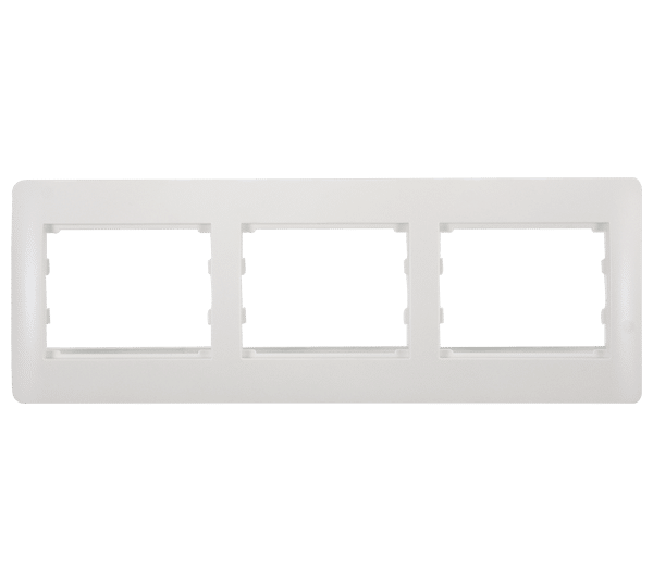 RHYME ΠΛΑΙΣΙΟ ΤΡΙΠΛΟ ΛΕΥΚΟ ΜΕΤΑΛΛΙΖΕ