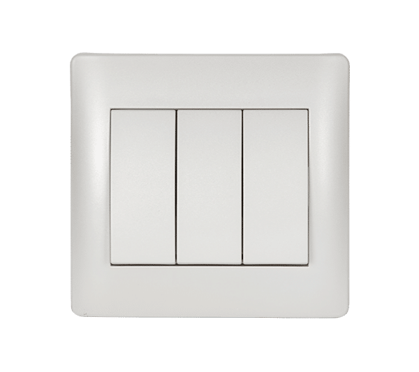 RHYME ΔΙΑΚΟΠΤΗΣ ΤΡΙΠΛΟΣ СХ.1 ΛΕΥΚΟ ΜΕΤΑΛΛΙΖΕ