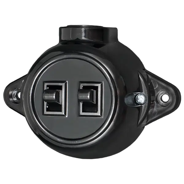 ΑΝΤΙΚΕ ΔΙΠΛΟΣ ΔΙΑΚΟΠΤΗΣ ΑΠΛΟΣ 10А 250V ΜΑΥΡΟ