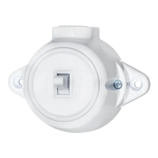 ANTIQUE PUSH BUTTON 10А 250V WHITE