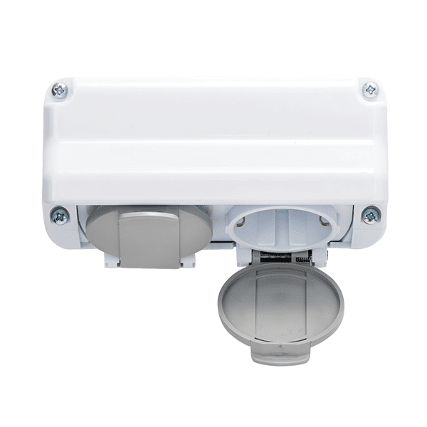 ΔΙΠΛΗ ΠΡΙΖΑ ΣΟΥΚΟ 16А 250V ΛΕΥΚΟ