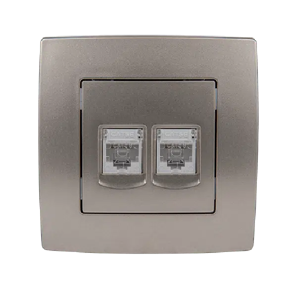 CITY ΠΡΙΖΑ ΤΗΛΕΦΩΝΟΥ RJ11 + ΥΠΟΛΟΓΙΣΤΗ RJ45 ΛΕΥΚΗ