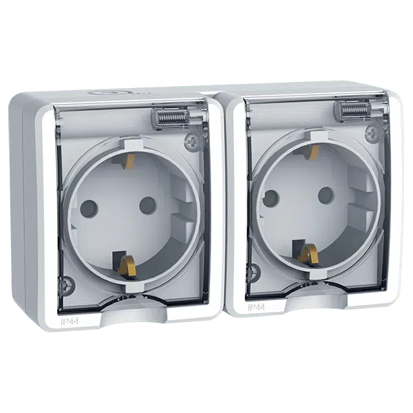 ΠΡΙΖΑ ΣΟΥΚΟ – ΔΙΠΛΗ IP44 ΛΕΥΚΗ