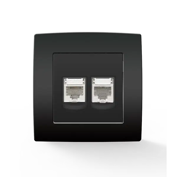 CITY ΠΡΙΖΑ ΤΗΛΕΦΩΝΟΥ RJ11 + ΥΠΟΛΟΓΙΣΤΗ RJ45 ΑΝΘΡΑΚΙΤΗΣ