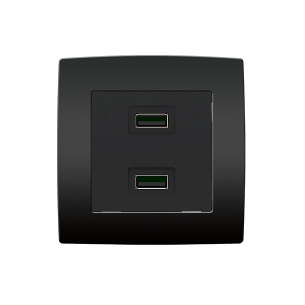 CITY ΔΙΠΛΗ ΠΡΙΖΑ USB ΑΝΘΡΑΚΙΤΗΣ