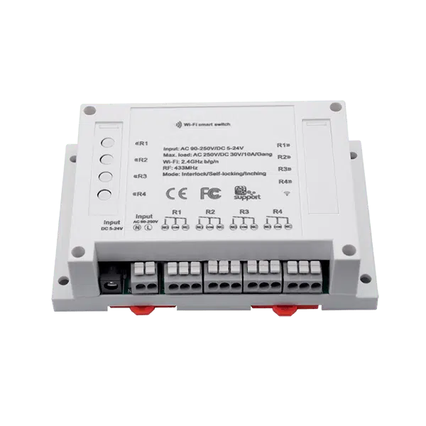 SMART WIFI ΔΙΑΚΟΠΤΗΣ ΡΑΓΑΣ 4 ΚΑΝΑΛΙΑ