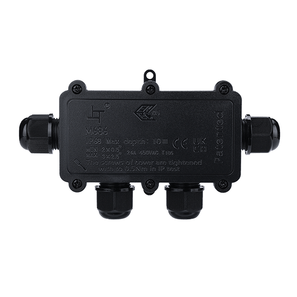 ELMARK JUNCTION BOX 4 ENTRY 450VAC 24A