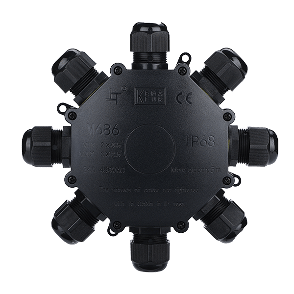 ELMARK JUNCTION BOX 8 ENTRY 450VAC 24A