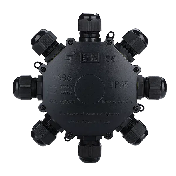 ELMARK JUNCTION BOX 8 ENTRY 450VAC 24A