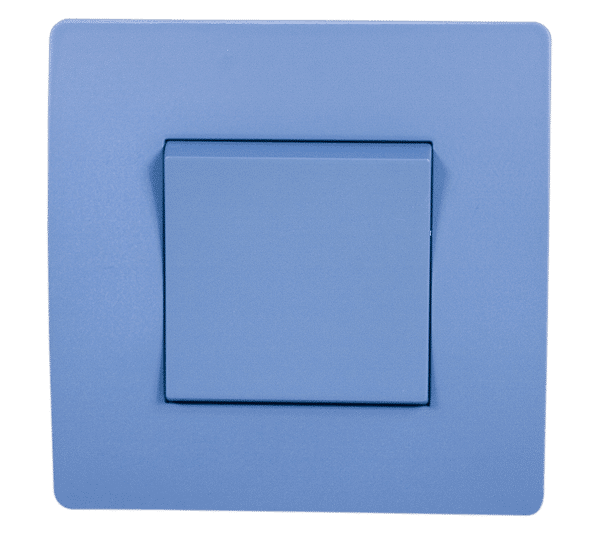 EL BASIC TG101 1 BUTTON 1 WAY SWITCH BLUE-OLD