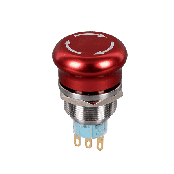 ΜΠΟΥΤΟΝ ΤΥΠΟΥ ΜΑΝΙΤΑΡΙ TYPE EL-2211T 1NO+1NC IP65 ΚΟΚΚΙΝΟ