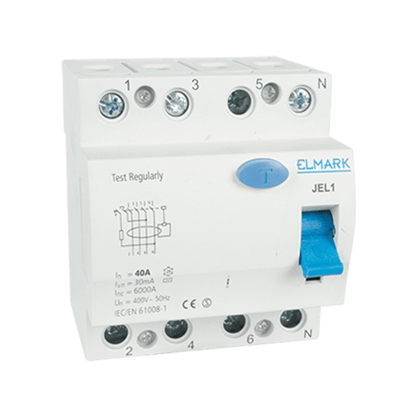 ΡΕΛΕ ΔΙΑΡΡΟΗΣ JEL1 4P 40A/300MA