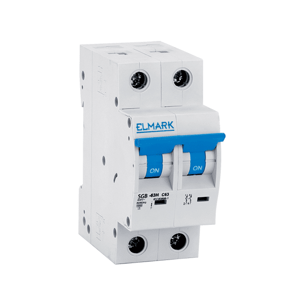 NEW ΜΙΚΡΟΑΥΤΟΜΑΤΗ ΑΣΦΑΛΕΙΑ MCB 62DC 6A 2P 6kA ΚΑΜΠΥΛΗ C