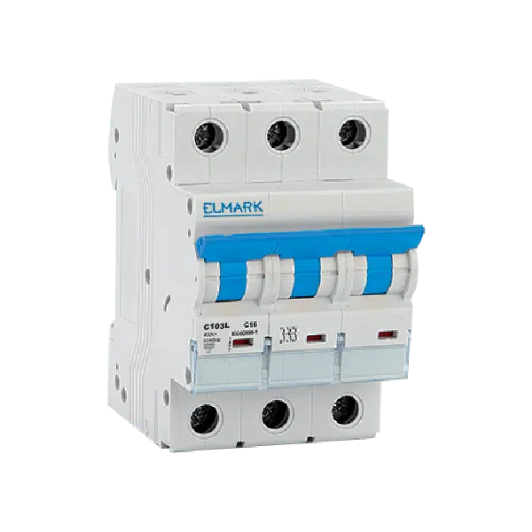 NEW ΜΙΚΡΟΑΥΤΟΜΑΤΗ ΑΣΦΑΛΕΙΑ MCB C103L 6A 3P 10kA ΚΑΜΠΥΛΗ C