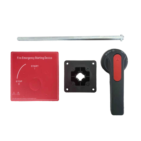 HANDLE + PADLOCK LOOP FOR MECHANICAL STARTER 152MM