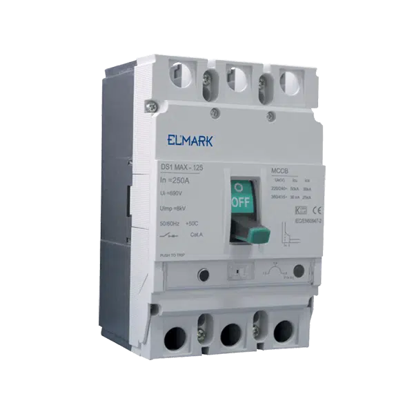 MCCB DS1 Μ_Υ-250 4P 250A ΡΥΘΜΙΖΟΜΕΝΟ