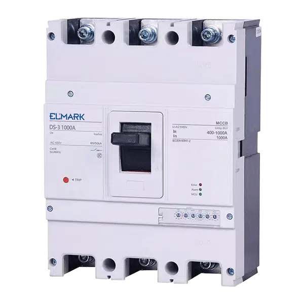 MCCB DS-3E 1250A ELECTR. ADJ. RANGE 3P 500-1250A