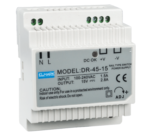 ΣΥΣΚΕΥΗ ΤΡΟΦΟΔΟΣΙΑΣ DR-45-5 5V ΤΑΣΗ ΕΞΟΔΟΥ