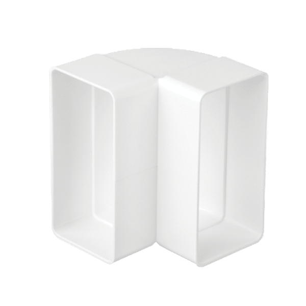 EL02-406 VERTICAL 90° BEND FOR FLAT DUCTS 110x55