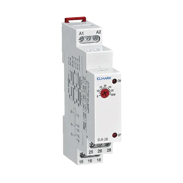 ELR-2B ΡΕΛΕ 24-240V 3s-10min 1C-ON-DEL+1C-ON-INST
