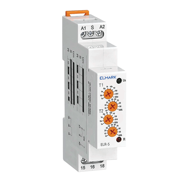 ELR-6 ΑΣΥΜΜΕΤΡΟ ΡΕΛΕ 12-240V AC/DC 2ХSPDT 2x16А