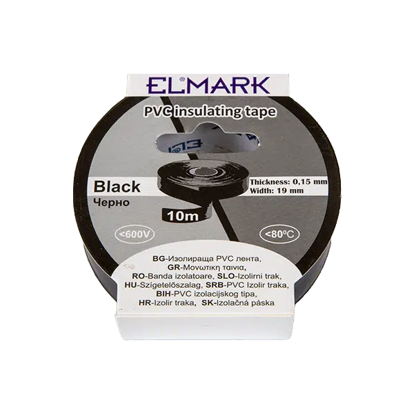 ΜΟΝΩΤΙΚΗ ΤΑΙΝΙΑ 10mx19mm ΜΑΥΡΟ