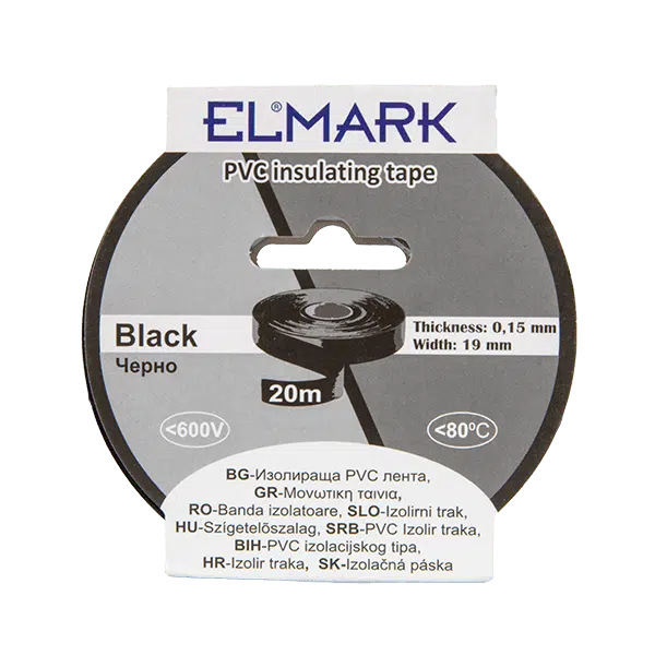 ΜΟΝΩΤΙΚΗ ΤΑΙΝΙΑ 20mx19mm ΜΑΥΡΟ