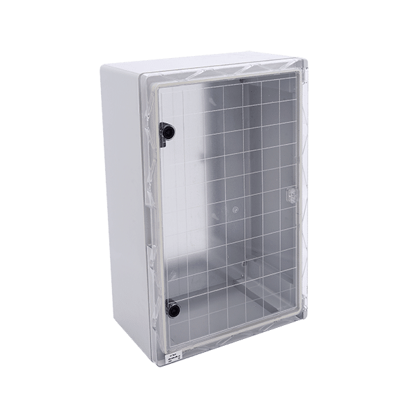 ΠΛΑΣΤΙΚΟΣ ΠΙΝΑΚΑΣ ABS 500x400x245 ΔΙΑΦΑΝΗ ΠΟΡΤΑ