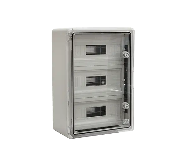 ΠΛΑΣΤΙΚΟΣ ΠΙΝΑΚΑΣ ABS PP 3116 45 ΘΕΣΕΩΝ IP 65 - ΔΙΑΦΑΝΗ ΠΟΡΤΑ