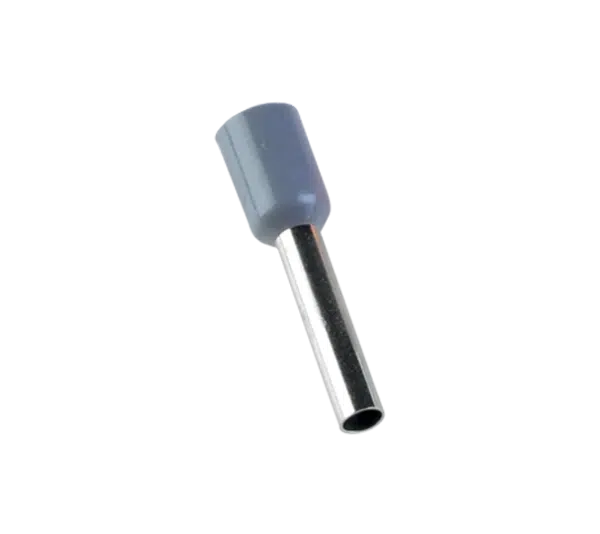 ΑΚΡΟΔΕΚΤΕΣ ΚΑΛΩΔΙΩΝ Е 2512/ΓΚΡΙ (ΣΥΣΚΕΥΑΣΙΑ 100 ΤΜΧ)