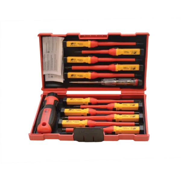 13PCS VDE INSULATED SCREWDRIVER SET CRV