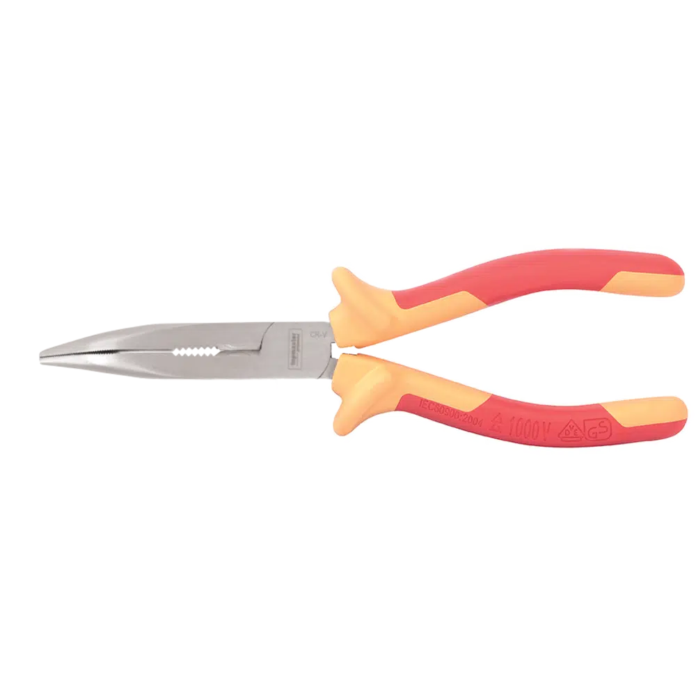 VDE CRV INSULATED BENT NOSE PLIERS 160MM 1000V