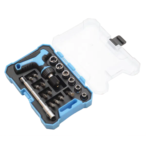 18PCS RATCHET WRENCH AND SCREWDRIVER SET CRV