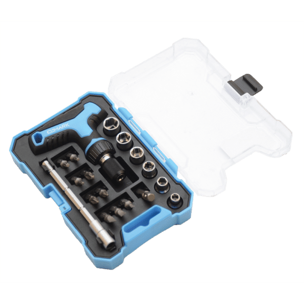 18PCS RATCHET WRENCH AND SCREWDRIVER SET CRV