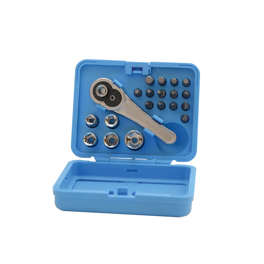 20PC SOCKET & SCREWDRIVER BIT TOOL SET CRV