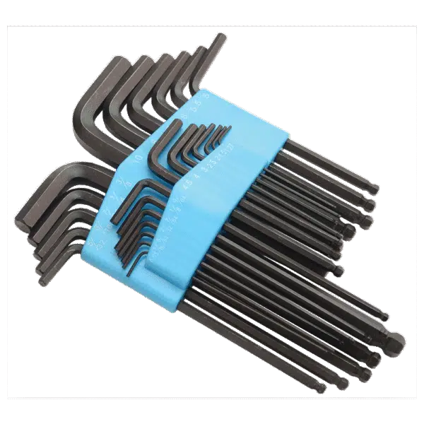 25PCS BALL POINT INNER HEX KEY SET 1.27-10mm
