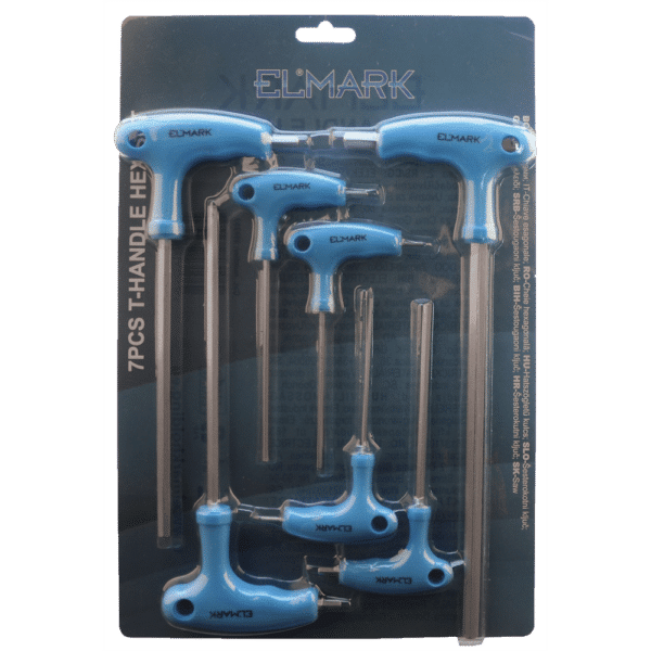 7PCS T-HANDLE HEX SET