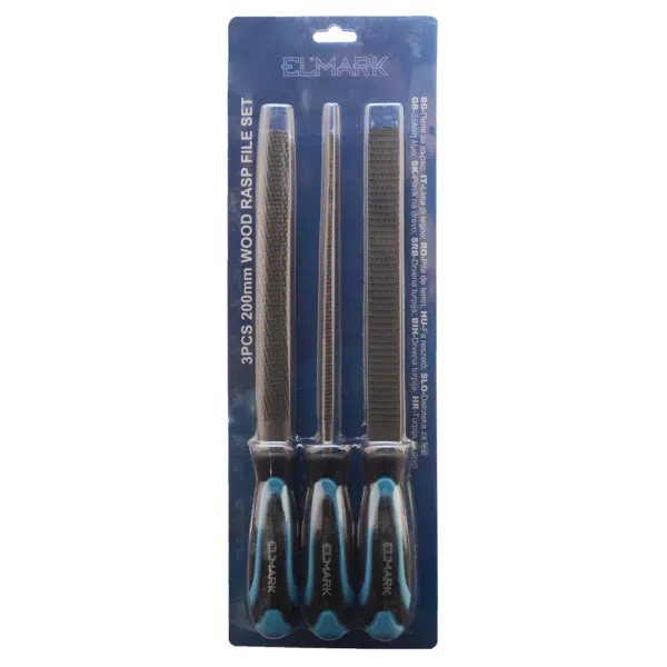 3PCS 200mm WOOD RASP FILE SET