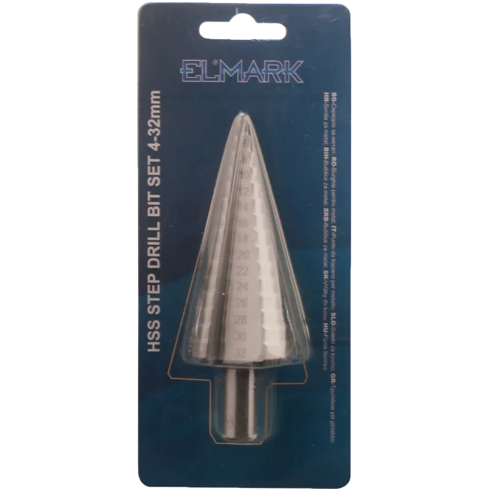 HSS STEP DRILL BIT SET 4-32mm