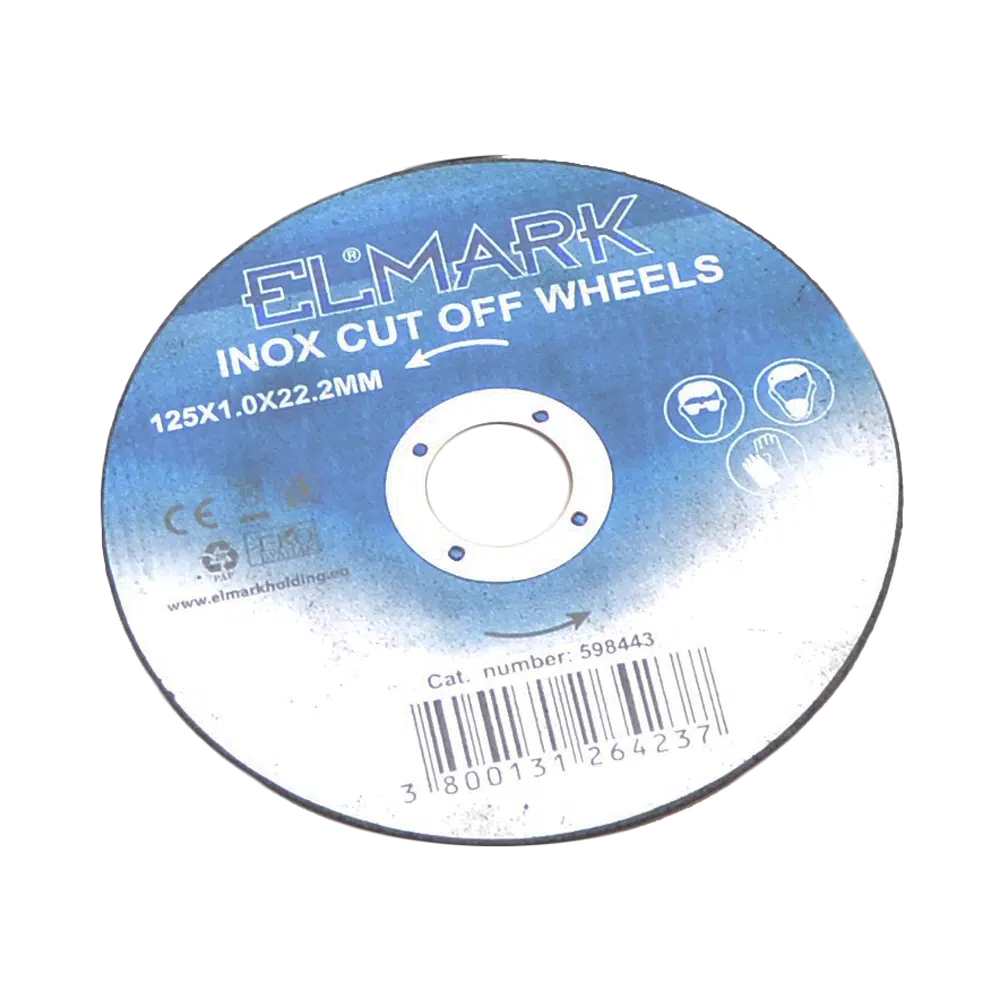 INOX CUT OFF WHEELS 125X22.2X1.0mm