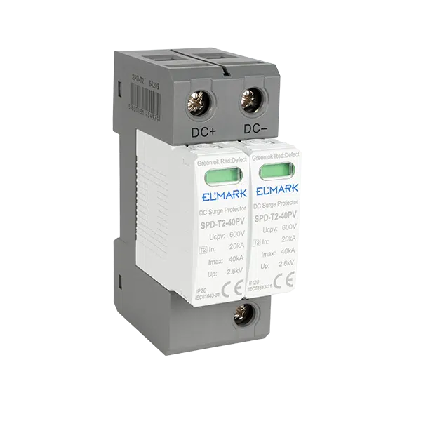 ΑΝΤΙΚΕΡΑΥΝΙΚΑ T2 2P SPD DC 600V 40kA