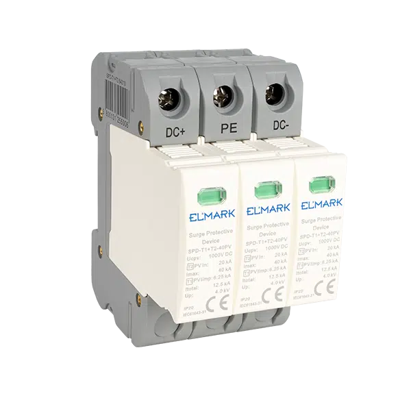 ΑΝΤΙΚΕΡΑΥΝΙΚΑ T1+T2 3P SPD DC 1000V 12.5kA