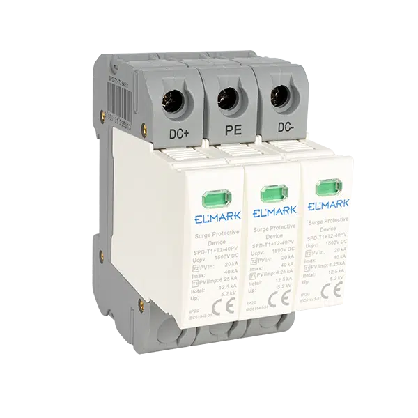 ΑΝΤΙΚΕΡΑΥΝΙΚΑ T1+T2 3P SPD DC 1500V 12.5kA