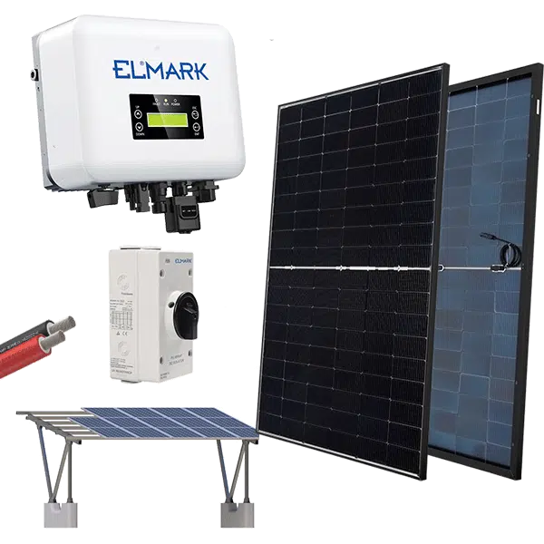 ON GRID SOLAR SYSTEM SET 1P/8KW+CARPORT STRUCTURE