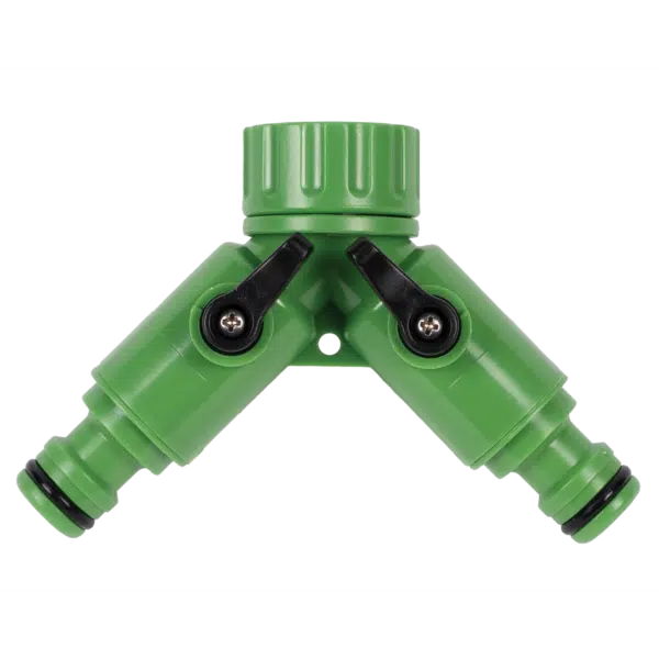 TWO WAY TAP ADAPTOR WITH SWIVEL 3/4