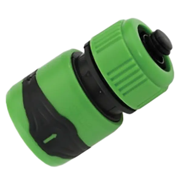 RUBBER QUICK LOCKING HOSE CONNECTOR 1/2 WITH STOP