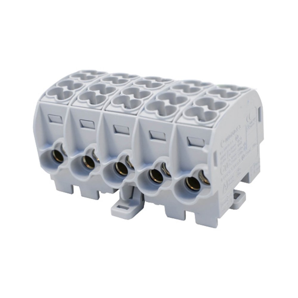 TERMINAL BLOCK DIN RAIL 5X(2X16MM2/2X25MM2 GREY TERMINAL BLOCK DIN RAIL 5X(2X16MM2/2X25MM2 GREY