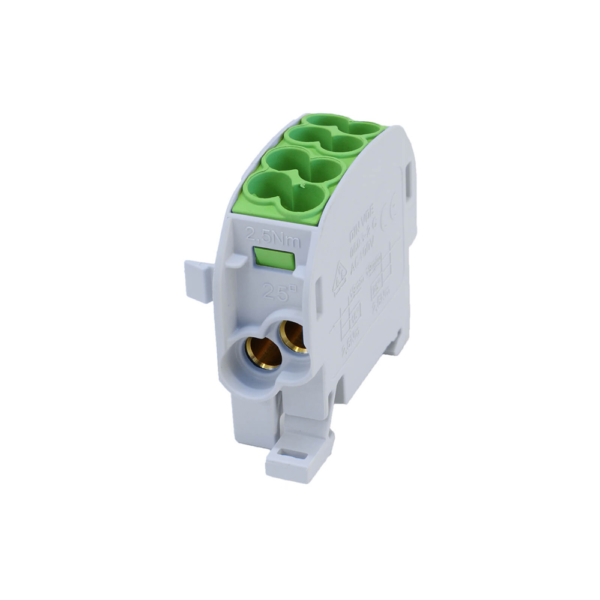 TERMINAL BLOCK FOR DIN RAIL 2X16MM2/2X25MM2