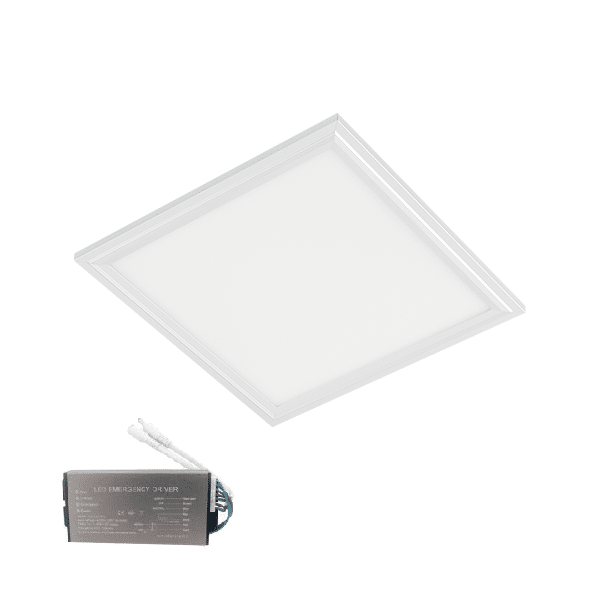 LED ΠΑΝΕΛ 48W 6400K 595X595MM UGR<19+ΜΠΑΤΑΡΙΑ ΑΣΦΑΛΕΙΑΣ