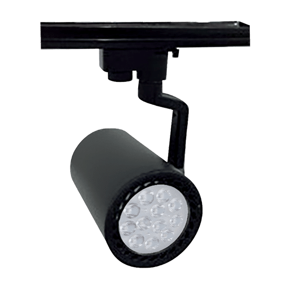 SKY TL808 LED ΣΠΟΤ ΡΑΓΑΣ 15W 6400K 4-ΓΡΑΜΜΩΝ ΜΑΥΡΟ